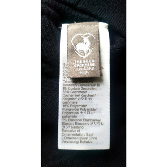 44. J.Crew Featherweight cashmere V-neck T-shirt - Picture 7 of 7